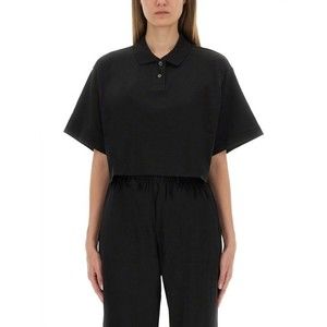 Alexander Wang Cropped Jersey Polo Shirt - NWT